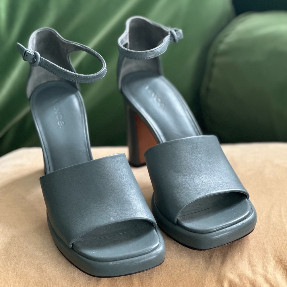 Vince Elegant Gray Women's Heels - Picture 4 of 4